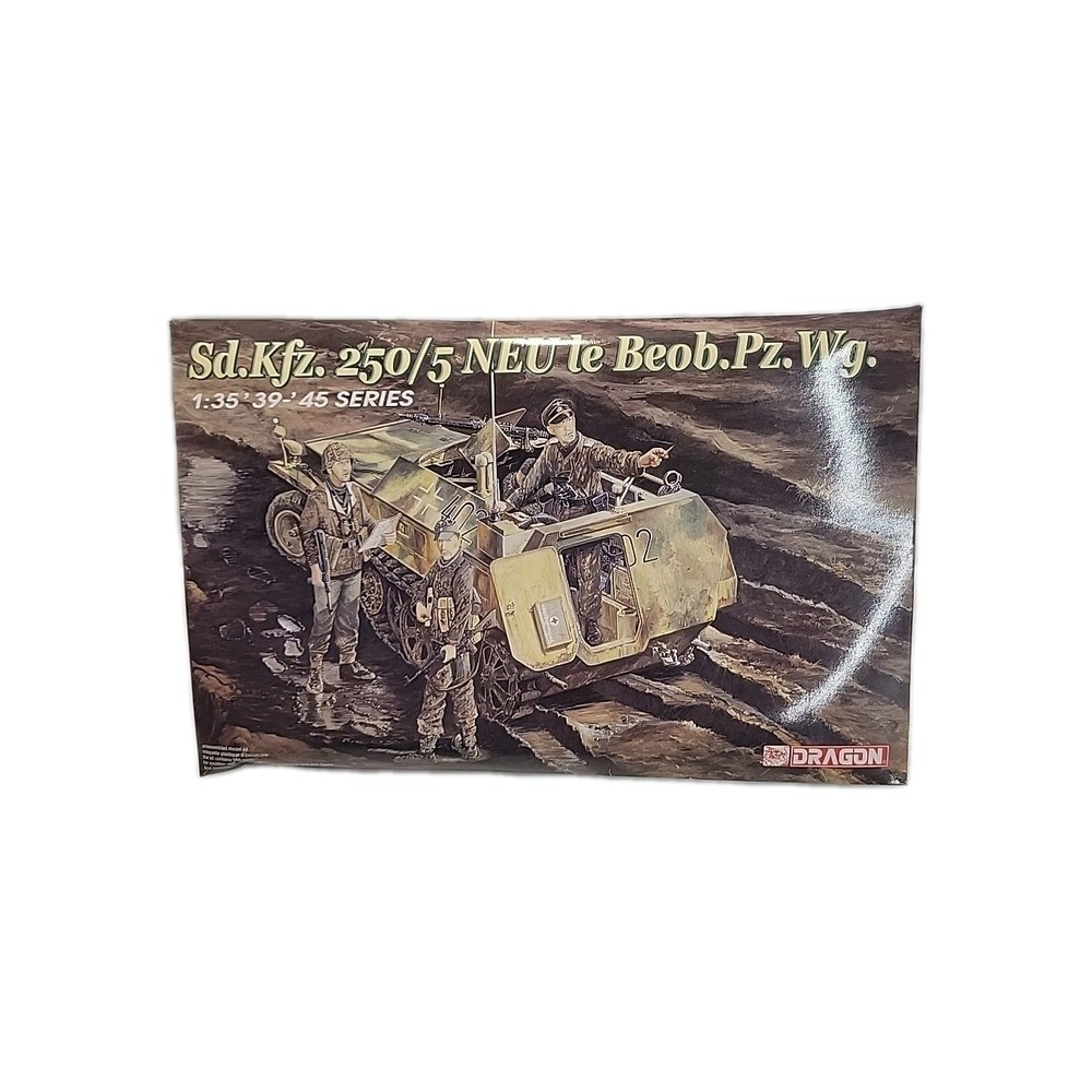 Dragon Sd.Kfz.250/5 Neu le Beob.Pz.Wg. 1:35 Plastic Model Kit 6141 New Open Box