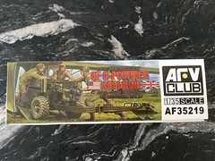 AFV CLUB 1/35 WW II BRITISH AIRBORNE QF 6-POUNDER ANTI-TANK GUN MKIV # 35219 F/S