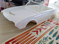 L@@K! *RARE ORIGINAL VINTAGE AMT 1962 THUNDERBIRD CV KIT **COMPLETE *SUPER NICE!