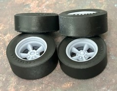 1/24 Scale:”Torq Thrust Wheels For Trans Am Race Series”W/ Goodyear Racing Slick