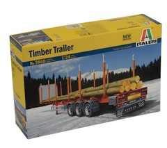 Italeri Timber Trailer Model Kit IT3868 1:24 Scale