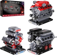 Manual Crank 3-in-1 Engine Model Kits for Adults & Teens – Collectible STEM Gift