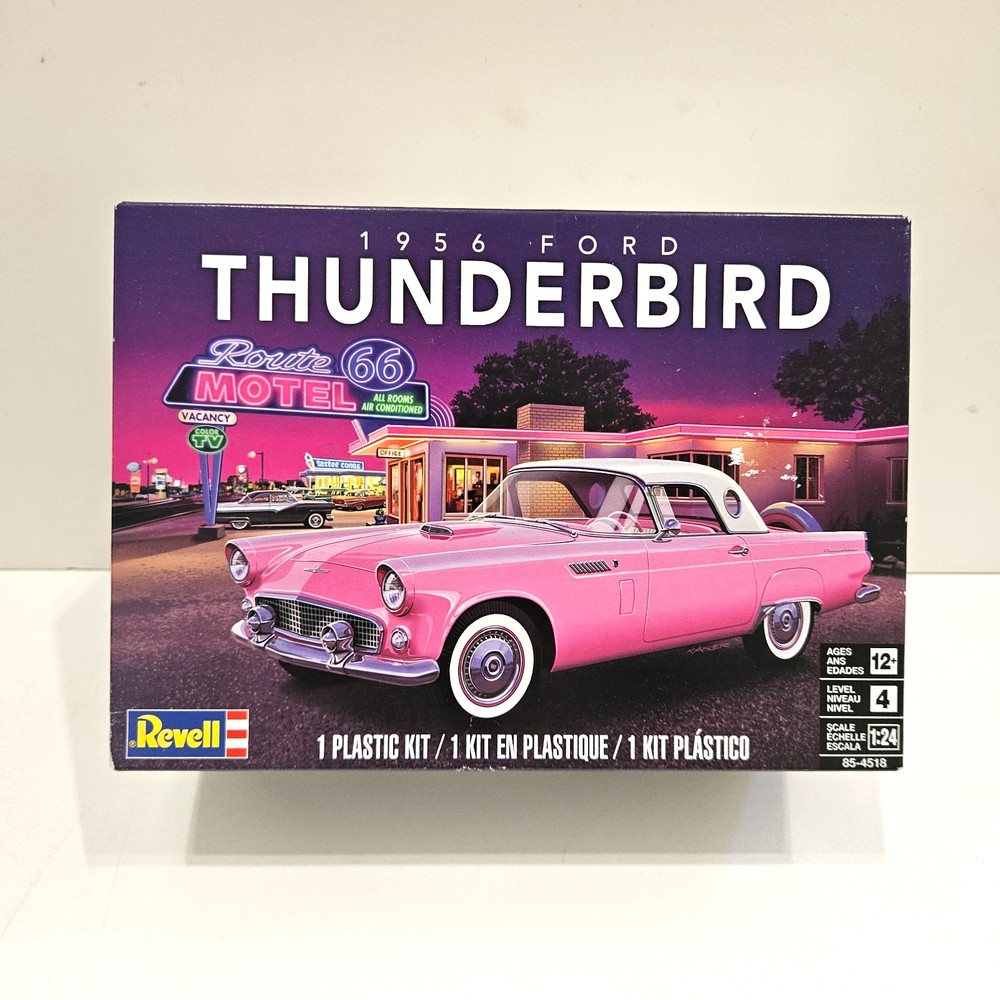 1/24 REVELL 1956 FORD THUNDERBIRD #85-4518 NEW CLASSIC CAR MODEL KIT