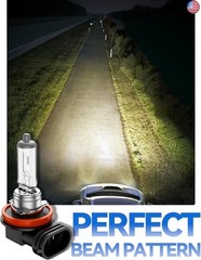 H11 Halogen Headlight Bulb, 2Pcs 12V 55W H11 Halogen Bulbs Replacement for Car
