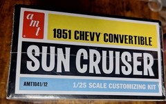 1951 Chevy Convertible SUN CRUISER – AMT Model Kit 1/25 Sealed Box