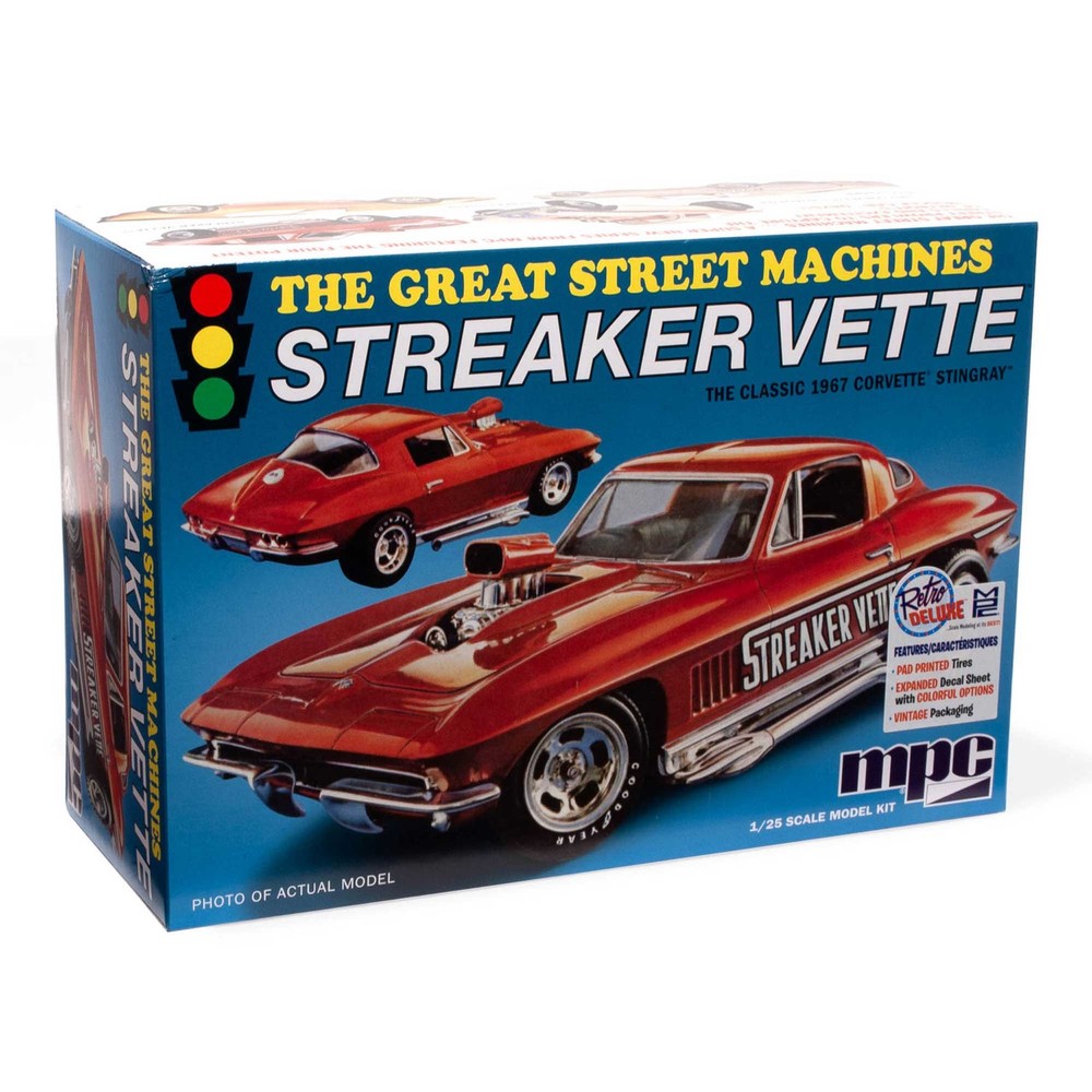 MPC 1967 Chevy Corvette Stingray Streaker Vette 125 MPC973 Plastics Car/Truck