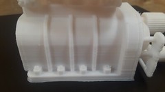 Supercharger Blower V8 Rc Car model engine 3D printed 1:6 scale
