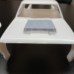 Vintage MoPar HEMI Hood Scoop 3D Resin – Custom Model – 1/24, 1/25