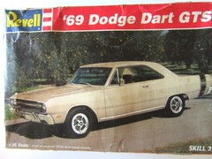 REVELL ’69 DODGE DART GTS MODEL KIT #7603