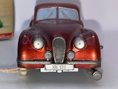 PRAMETA 1948 Jaguar XK120 1/43 Wind-Up Promo Maroon VF+ w/BOX/Key/card Kolner