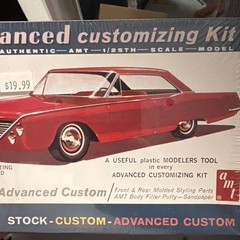 AMT 1963 Ford 500XL Hardtop Advanced Customizing Kit 38453 – NIB Factory Sealed!