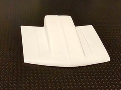 LEX’S SCALE MODELING Resin Outlaw Hood for ’92, ’96 & SS 454 Chevy P/U AMT 1/25.