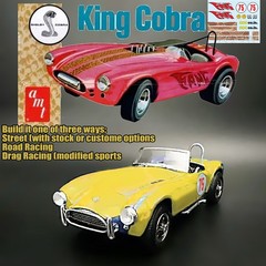 AMT 793 1/24 GT-350 SHELBY KING COBRA SCALE MODEL KIT