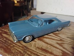 1965 Ford Galaxie 500 XL METALLIC BLUE PROMO Model Car