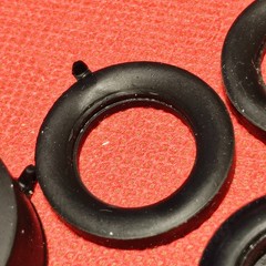 Wheels Tires Slicks Pie Wagon 1:24 Scale Model Car Part Atlantis
