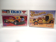 ICE T AND SIDEWINDER TOM DANIEL SHOW ROD MODEL KIT MONOGRAM FACTORY SEALED RARE