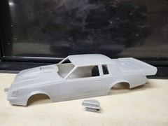 1/24 scale resin 3d printed Outlaw Blown Buick GNX Regal drag body slot car