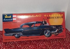 Revell Cadillac Eldorado Brougham Model Kit 1244 Sealed Vintage w/ Figures