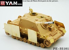 1/35 German Assault IV Brummbar Tank Photo-etched DetaiL-up Kit for Tamiya 35353