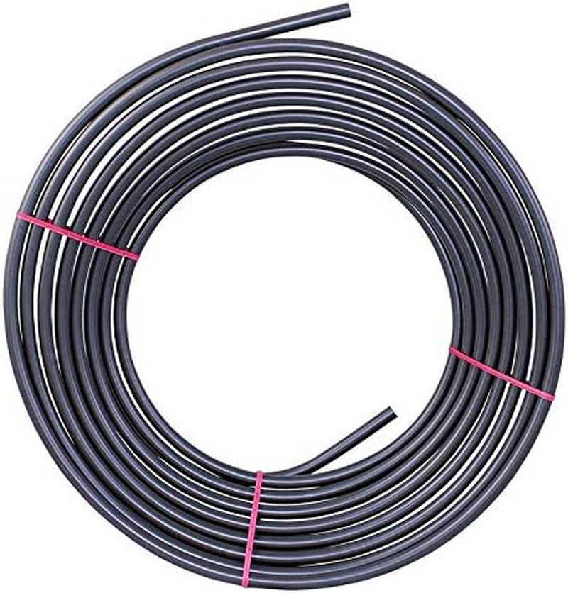– 3/8″ X 25′ Pvf-Coated Steel Brake, Fuel, Transmission Line Tubing Coil, Durabl