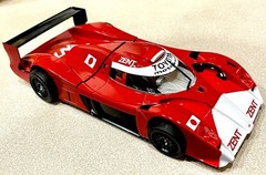 🏁 Built Plastic Model Car Kit TAMIYA 1/24 TOYOTA GT-ONE ZENT / TS020 🏁