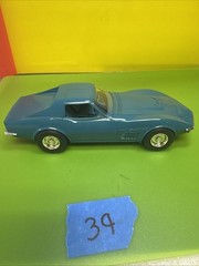 AMT ERTL #6878 1970 CHEVROLET CORVETTE LT-1 Mulsanne Blue 1/25 Dealer Promo NIB