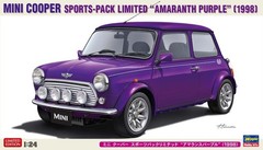 Hasegawa 20814 1/24 Model Kit Mini Cooper Sports-Pack Limited Amaranth Purple 98