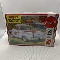 AMT COCA COLA 55 CHEVY CAMEO PICKUP TRUCK MODEL KIT plastic 1:25 Scale AMT109