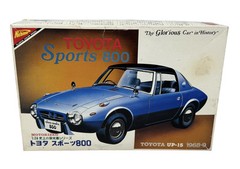 Nichimo Toyota UP-15 Sports 800 1968-9 Motorized Model Kit ~ Partially Assembled
