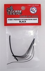 GOFER RACING Distributor w boot black prewired for MODEL KITS 1/24 1/25 16001