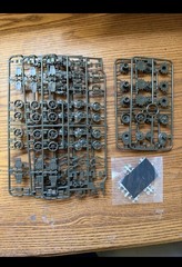 1/35 – Tasca/Asuka Early To Mid VVSS Sherman Suspension Set, With Instructions.