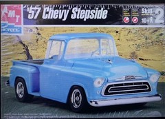 55/57 Chevy Stepside PICKUP REAR BUMPER 142 1667 AMT Model Car Parts