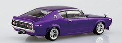 1/32 the snap kit NISSAN C110 Skyline GT-R Custom (Metallic Purple) Plastic mode