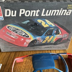 Built Model Car, 1993 Amt Stock Car STARTED, INCOMPLETE, MODIFIED