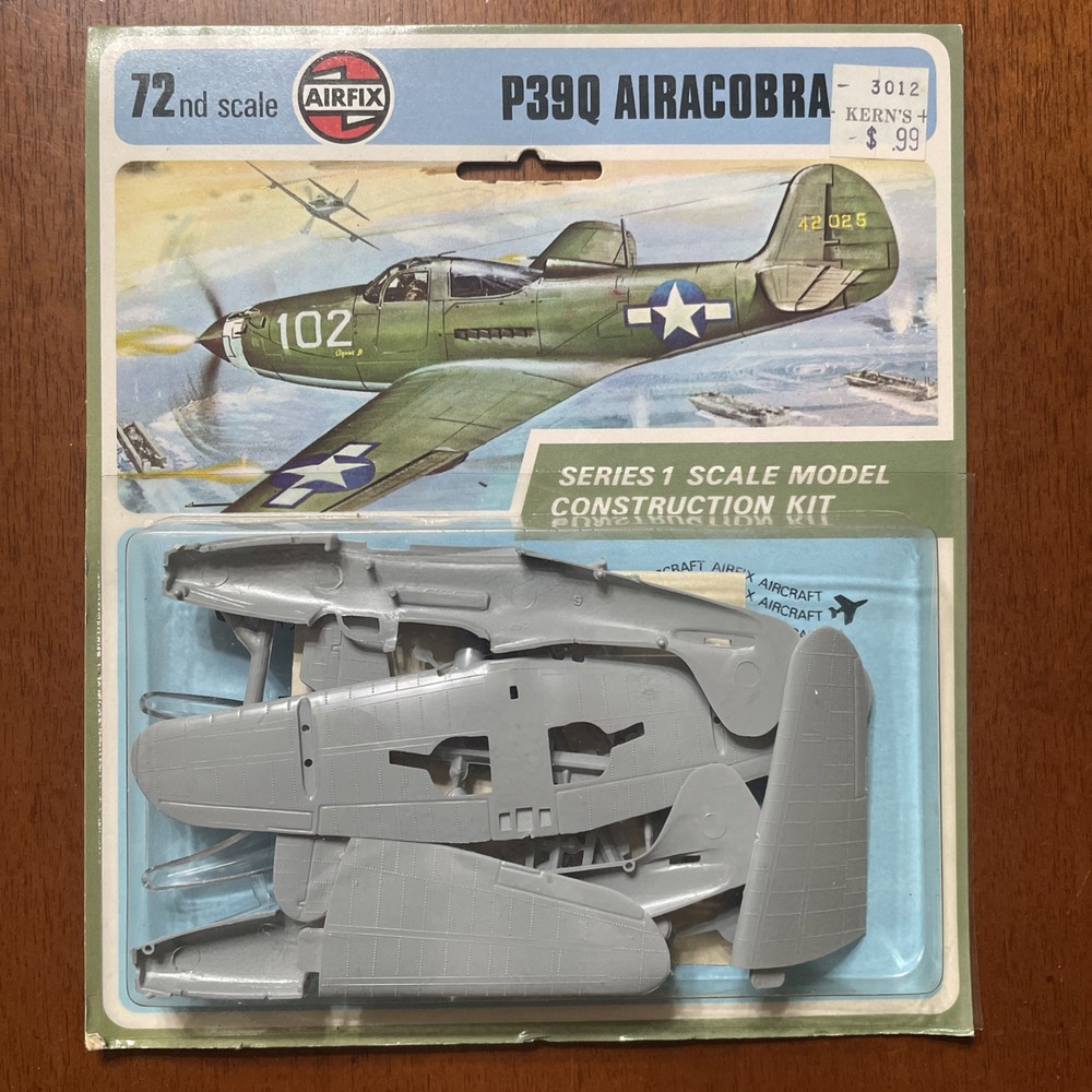 P-39Q Airacobra – Airfix Series 1 Blister Pack – Unassembled Aircraft Kit