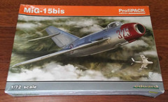 x1 MiG-15bis ProfiPack Edition Partially Assembled Eduard 1:72 TexasNerdGames