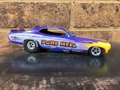 1/16 PURE HELL 1970 DUSTER FUNNY CAR DECAL/REVELL/ATLANTIS/MPC/POLAR LIGHTS/AMT