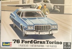 76 ford Grand Torino DECAL SHEET 1-#120 1620A Model Car Parts