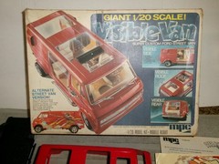 MPC 1/20 GIANT FORD INVISIBLE VAN PLASTIC MODEL CAR KIT – UNBUILT – 23 PHOTOS