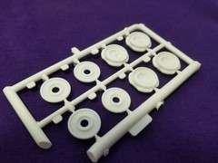 1960 Chevy Nomad Station Wagon STEEL WHEELS from AMT 1:25 Model Kit 60 STEELIES