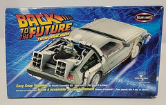 Polar Lights Back to the Future Time Machine Model Kit Snap Together