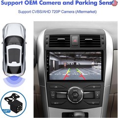2+32G Android 13 Double Din Car Stereo for Toyota Corolla 2009-2013 with 9 Inch