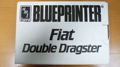 1/25 AMT Blueprinter Fiat Double Dragster – New – Complete – Un-started