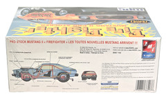 Vintage 2005 MPC Fire Fighter Mustang II Pro Stocker 1:25 Model Car Kit #38407