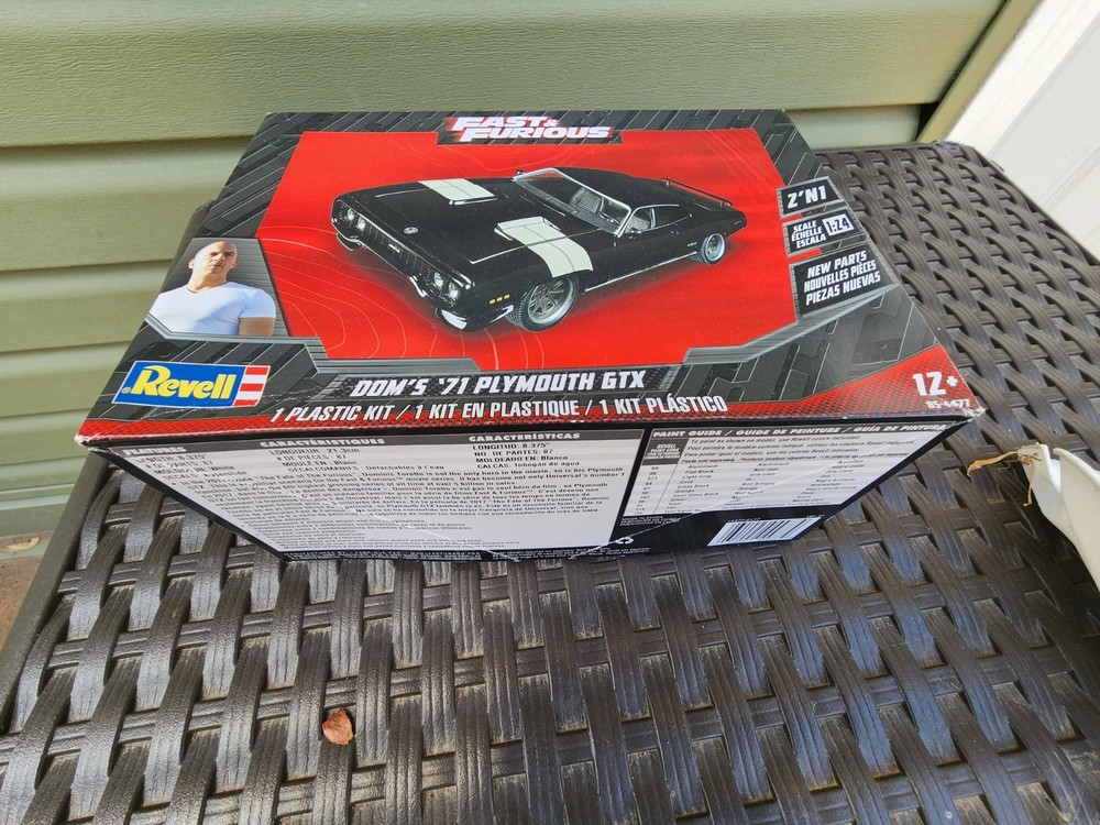 Revell 1/24 Dom’s ’71 Plymouth GTX Model Kit 85-4477