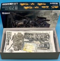 Great Wall Hobby 1/35 GWH L3510 WWII German Motorcycle BMW R75 with Sidecar New