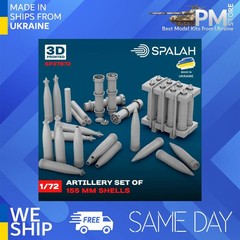 SPALAH 27872 1/72 Set of scale models “Artillery set of 155mm shells”.