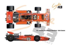 NEW Decals March 701 F1 1971 1/43rd scale for Tameo Kits by Cigale43 CDS027 STP