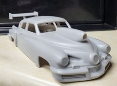 1/24 scale resin 3d printed Outlaw 1948 Tucker drag body model slot car