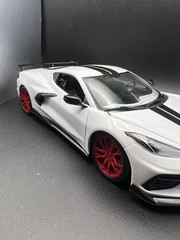 1:18 Scale Maisto 2020 Corvette C8 Direct-Fit Custom Wheels – Resin Upgrade Set